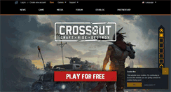 Desktop Screenshot of crossout.net